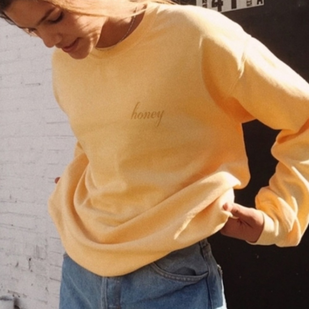 Brandy Melville honey sweatshirt